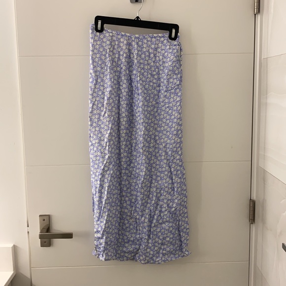 Zara midi skirt XS, side tie and thigh slit - Picture 2 of 4